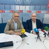 Roger Llanes y Alejandro Soler en la rueda de prensa de Alicante 