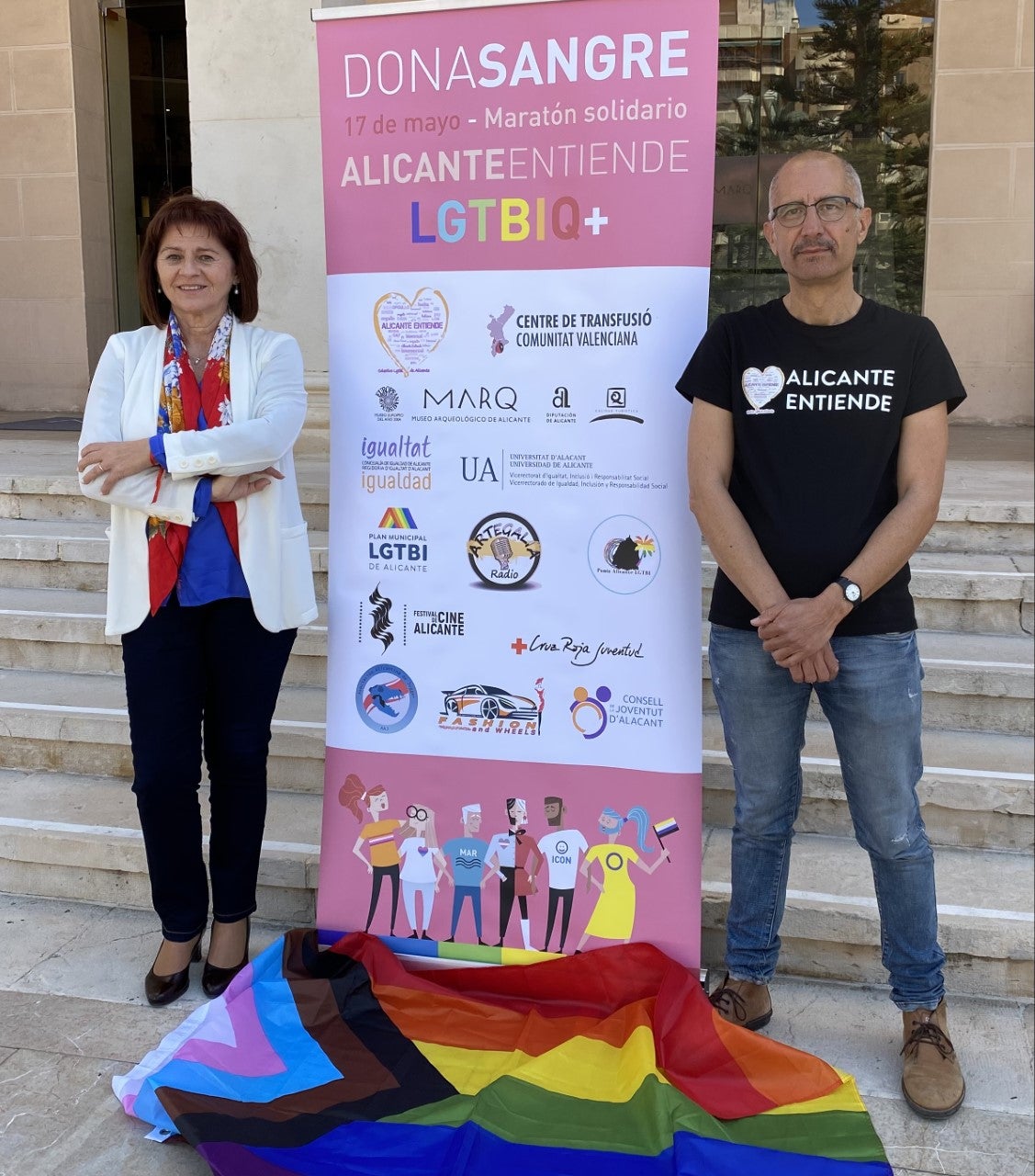 Donación de sangre en Alicante contra la homofobia, transfobia y bifobia Donación de sangre en Alicante contra la homofobia, transfobia y bifobia