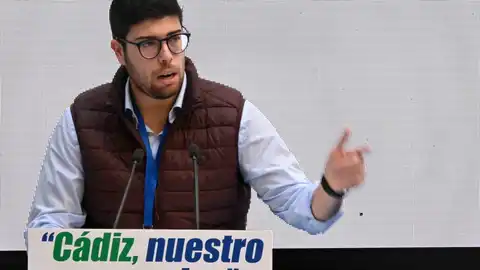 Gonzalo Oliver, presidente de NNGG de Cádiz Gonzalo Oliver, presidente de NNGG de Cádiz