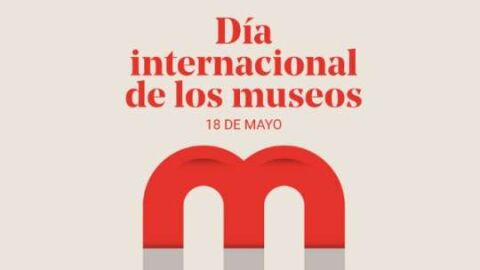 Cartel del D&iacute;a Internacional de los Museos en Gij&oacute;n