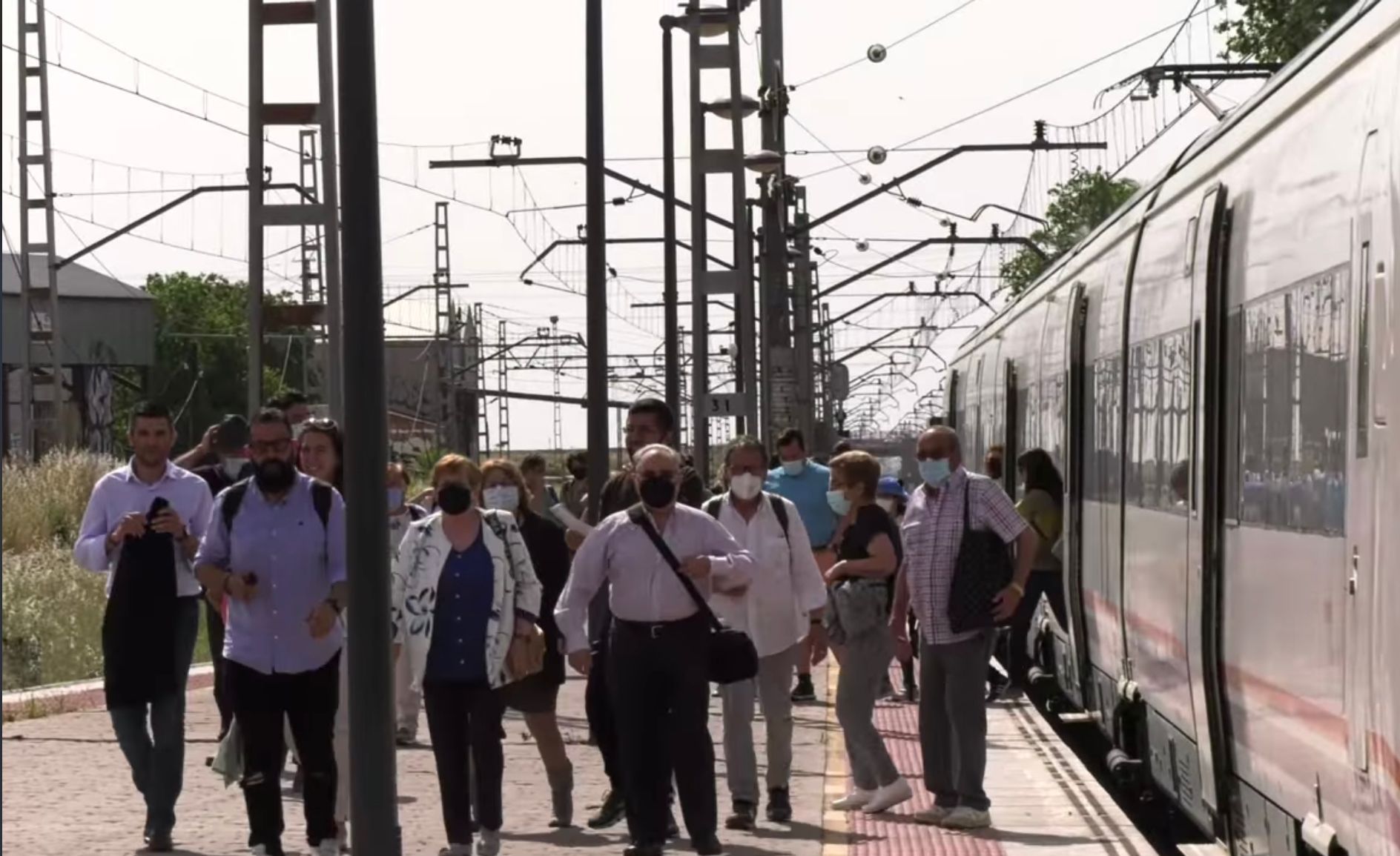 Más de cien viajeros en la primera visita de "El Tren de los Molinos" Más de cien viajeros en la primera visita de "El Tren de los Molinos"