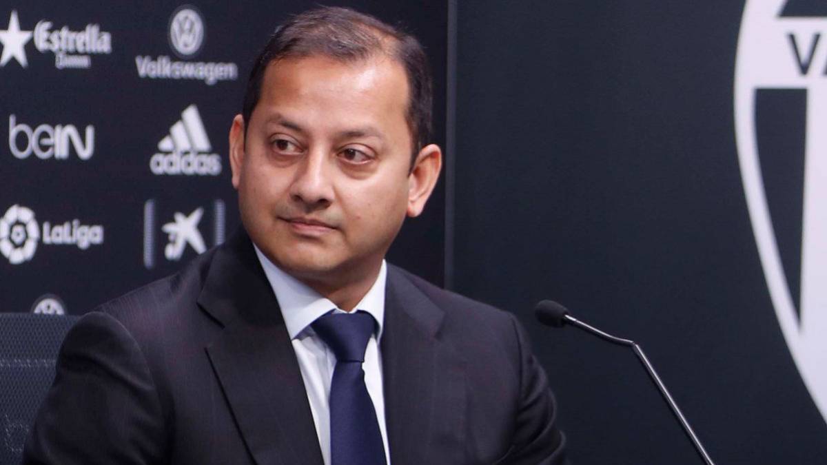 El presidente del Valencia Anil Murthy contesta a los audios El presidente del Valencia Anil Murthy contesta a los audios