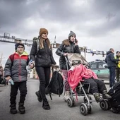 Miles de refugiados ucranianos han huido de la guerra en su país. Miles de refugiados ucranianos han huido de la guerra en su país.