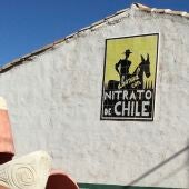 Azulejo de Nitrato de Chile, en Olmeda de la Cuesta