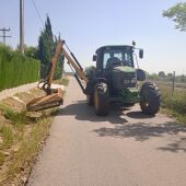 El Ayuntamiento de Almassora ha iniciado la limpieza de caminos rurales para evitar incendios
