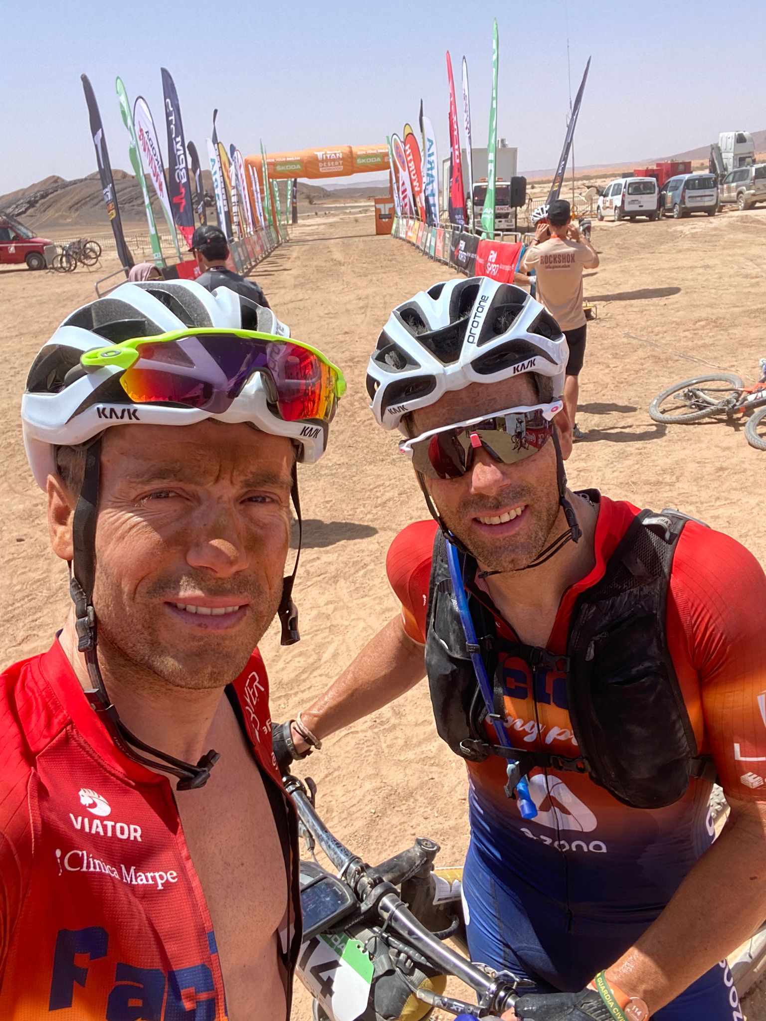 "Es un placer y un orgullo competir y compartir esta Titan Desert con mi hermano" "Es un placer y un orgullo competir y compartir esta Titan Desert con mi hermano"