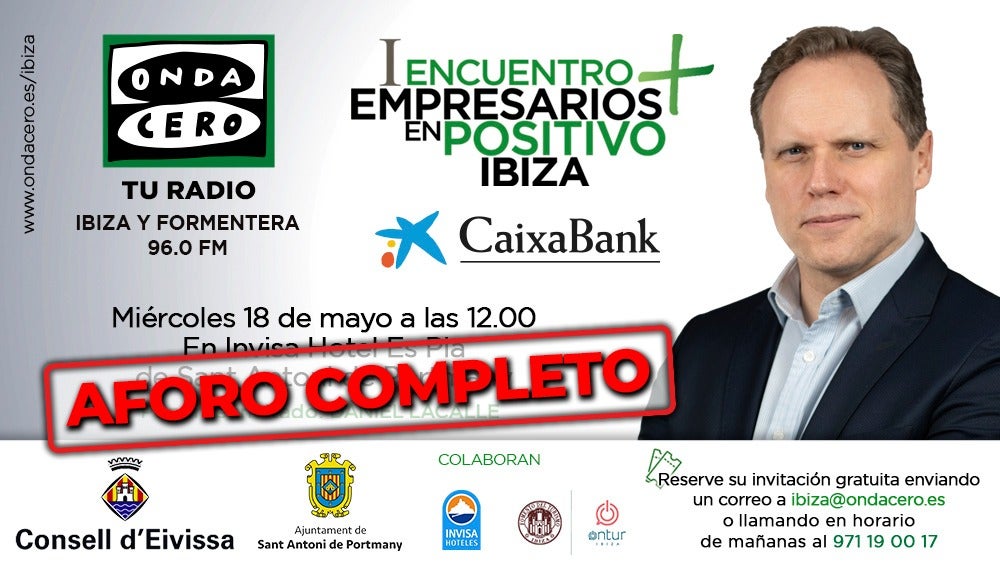 Aforo completo en los encuentros de Empresarios en Positivo con Daniel Lacalle, organizados por ONDA CERO y CAIXABANK Aforo completo en los encuentros de Empresarios en Positivo con Daniel Lacalle, organizados por ONDA CERO y CAIXABANK