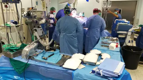 Una donación multiorgánica en el Hospital de Poniente permite realizar siete trasplantes