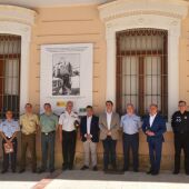 La fachada de la Diputación de Albacete, lienzo para conmemorar el centenario de su edificio