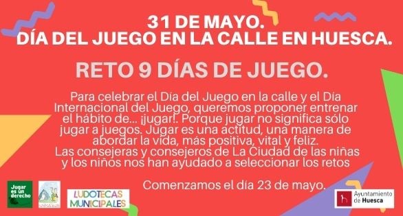 Vuelve el reto "9 días de juego" Vuelve el reto "9 días de juego"