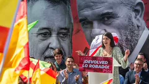 La candidata de Vox a las elecciones en Andalucía, Macarena Olona