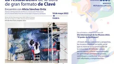 La Universidad de Alcalá organiza un encuentro con la restauradora Alicia Sánchez Ortiz con motivo de la celebración del Día Internacional de los Museos La Universidad de Alcalá organiza un encuentro con la restauradora Alicia Sánchez Ortiz con motivo de la celebración del Día Internacional de los Museos