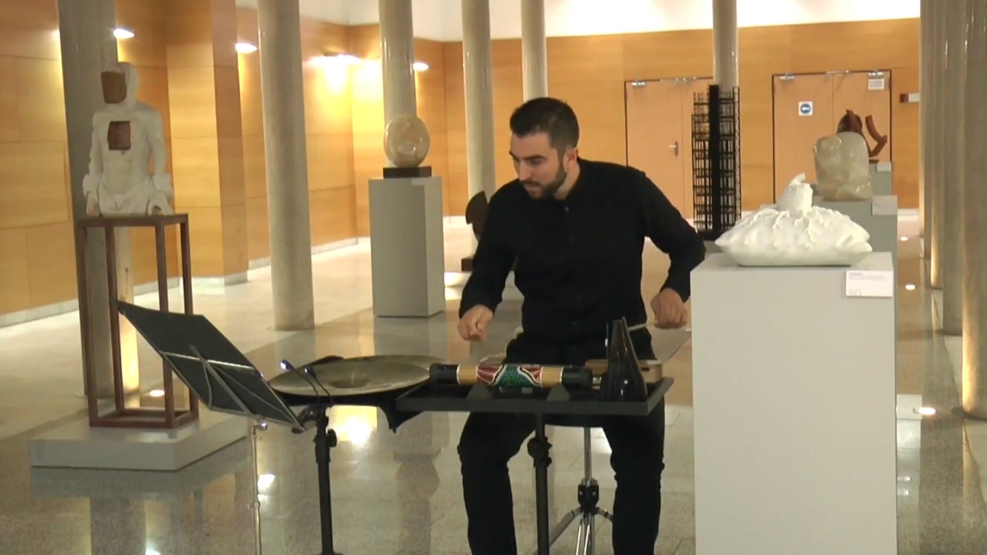 Sergio Astasio ofrecerá un concierto de percusión en el Museo de Los Molinos Sergio Astasio ofrecerá un concierto de percusión en el Museo de Los Molinos