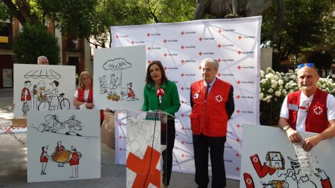 Rosario Lafuente durante la presentación del Sorteo de Oro