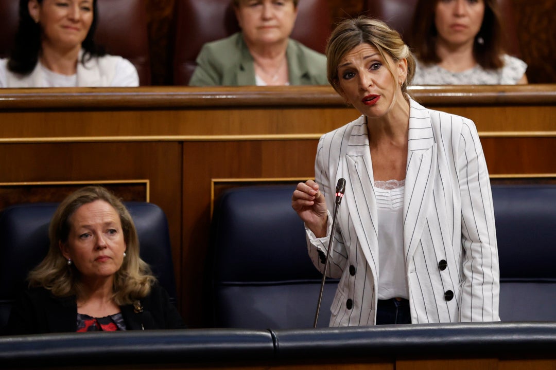 Yolanda Díaz registra la marca 'Sumar' para poner en marcha su proyecto político Yolanda Díaz registra la marca 'Sumar' para poner en marcha su proyecto político