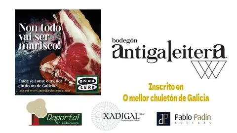 Bodegón Antiga Leitería, inscrito en O mellor chuletón Bodegón Antiga Leitería, inscrito en O mellor chuletón