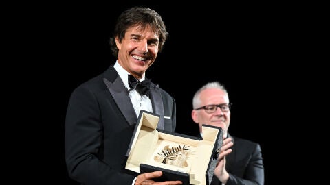 Tom Cruise recibe una Palma de Oro honorífica en Cannes en presencia de Thierry Fremaux