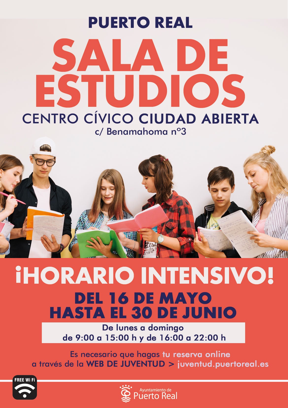 La sala de estudios del Centro Cívico Ciudad Abierta refuerza su horario de cara a la época de exámenes La sala de estudios del Centro Cívico Ciudad Abierta refuerza su horario de cara a la época de exámenes