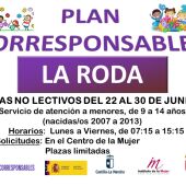 El Plan Corresponsables amplía su servicio del 22 al 30 de junio para menores de 9 a 14 años