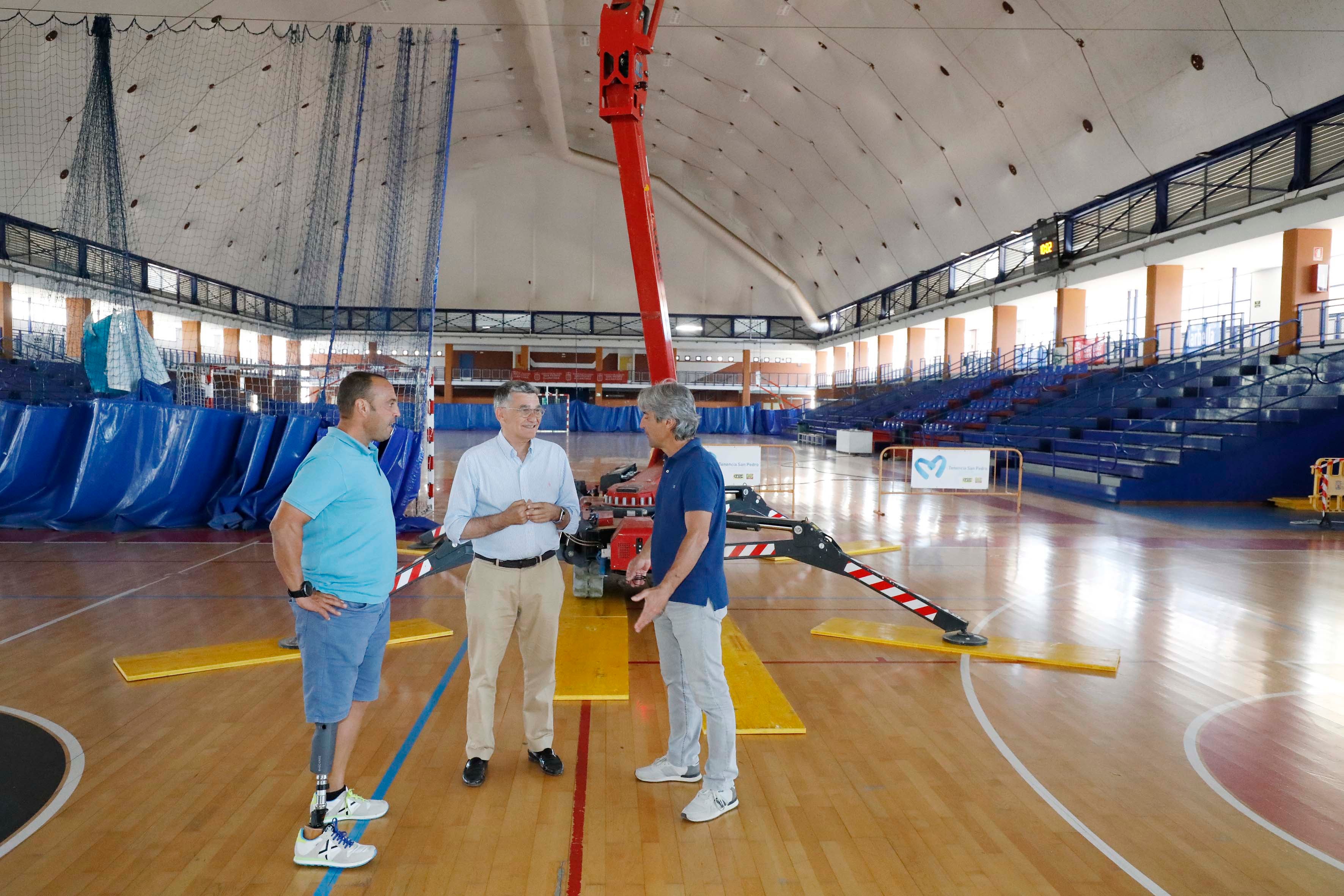 El Mundial de Baloncesto Sub-17 acelera las obras del Elena Benítez El Mundial de Baloncesto Sub-17 acelera las obras del Elena Benítez