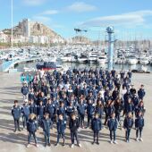 Jóvenes usuarios del Real Club de Regatas de Alicante
