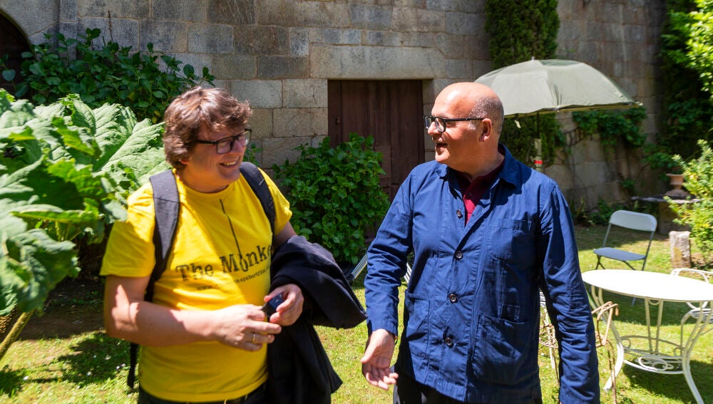 Xosé Zapata e Manuel Baltar