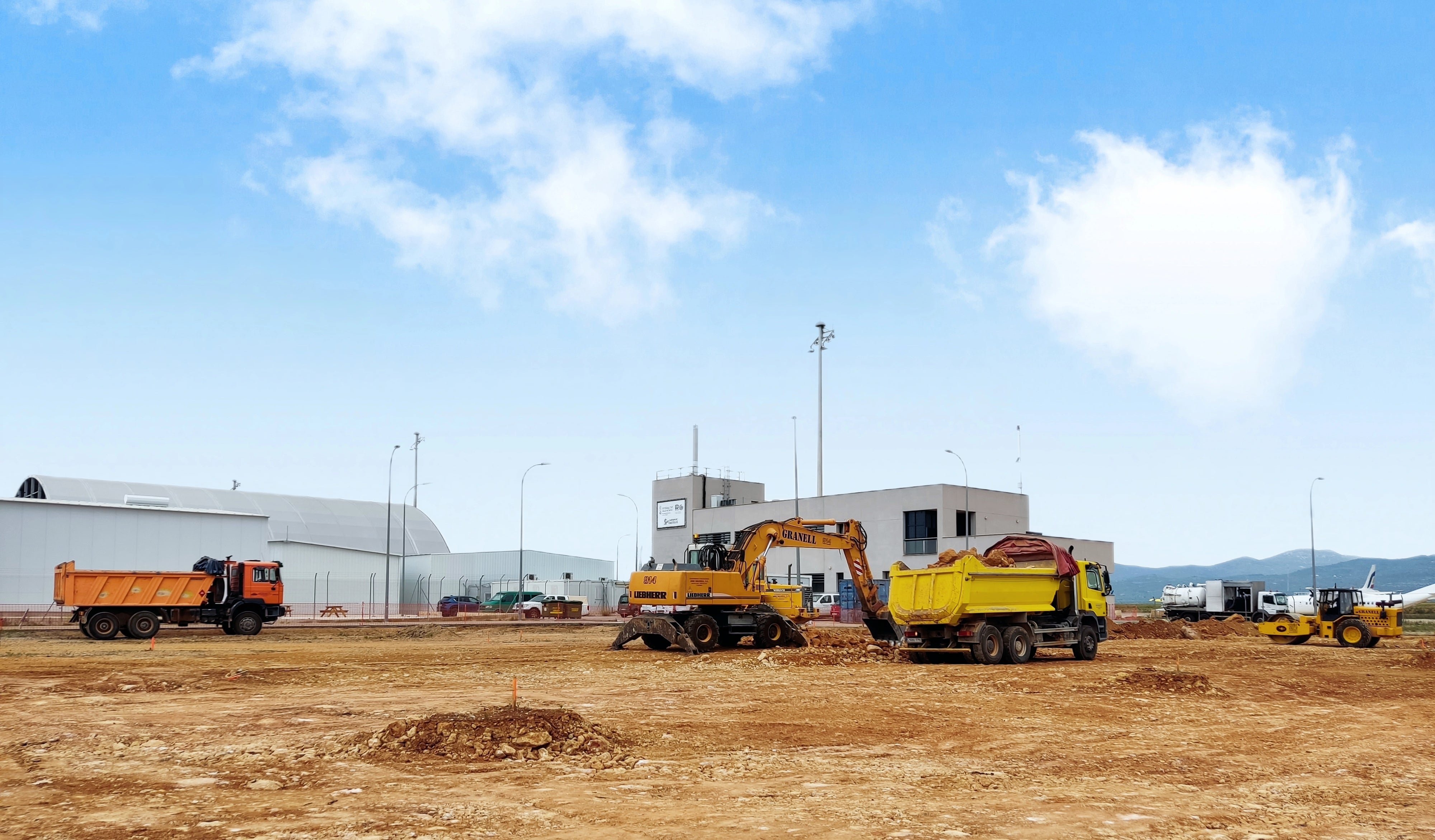 El aeropuerto comienza la construcción del aulario para la FP aeronáutica El aeropuerto comienza la construcción del aulario para la FP aeronáutica