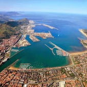 Vista  del  Puerto de  Bilbao 