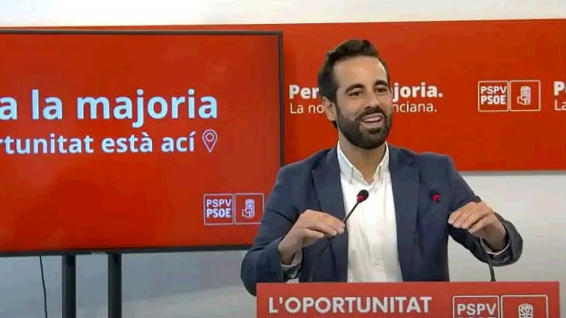 José Muñoz, secretario de Organización del PSPV-PSOE.