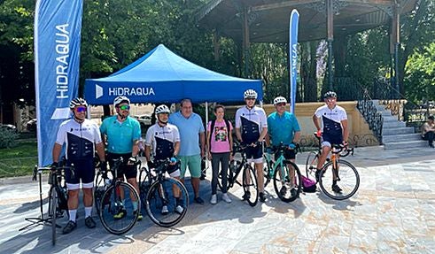 Hidraqua concluye su reto social a favor de Aspanion y recorre más de 500 kilómetros Hidraqua concluye su reto social a favor de Aspanion y recorre más de 500 kilómetros