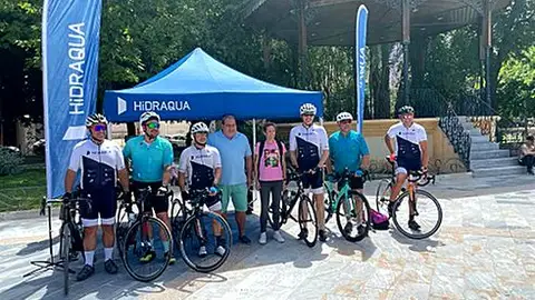 Hidraqua concluye su reto social a favor de Aspanion y recorre más de 500 kilómetros    