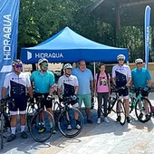 Hidraqua concluye su reto social a favor de Aspanion y recorre más de 500 kilómetros Hidraqua concluye su reto social a favor de Aspanion y recorre más de 500 kilómetros