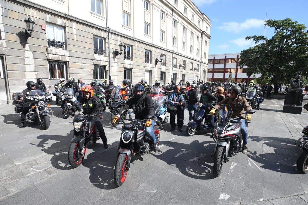 Los moteros reclamaron la mejora de la N-634 este fin de semana Los moteros reclamaron la mejora de la N-634 este fin de semana