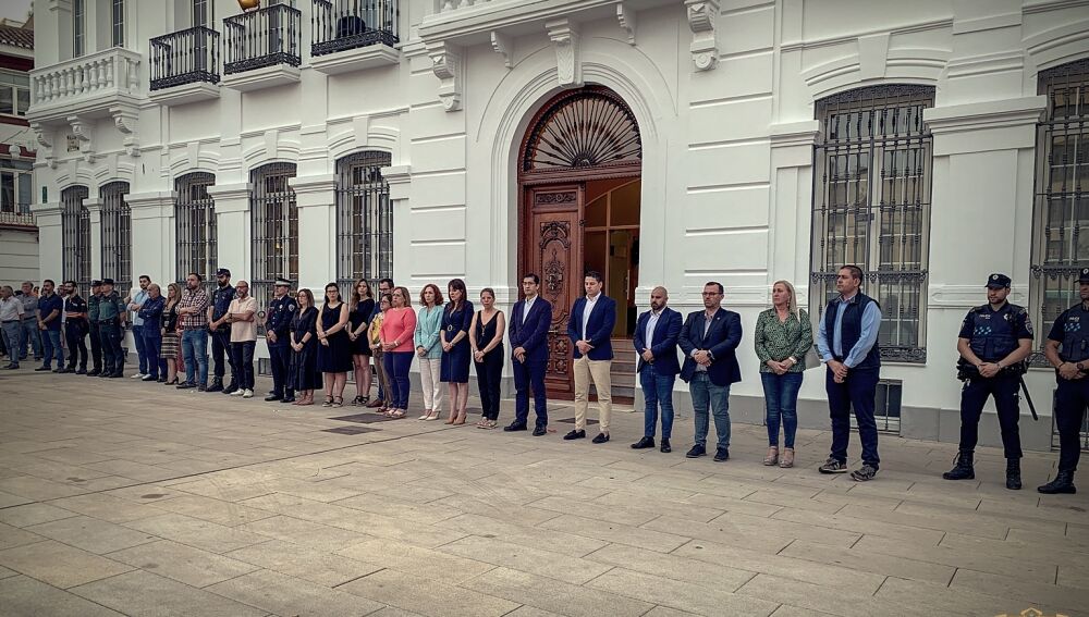 Concentración en la Plaza de España de Tomelloso