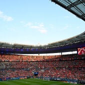 Vista del estadio de Saint-Denis el día de la final de Liga de Campeones
