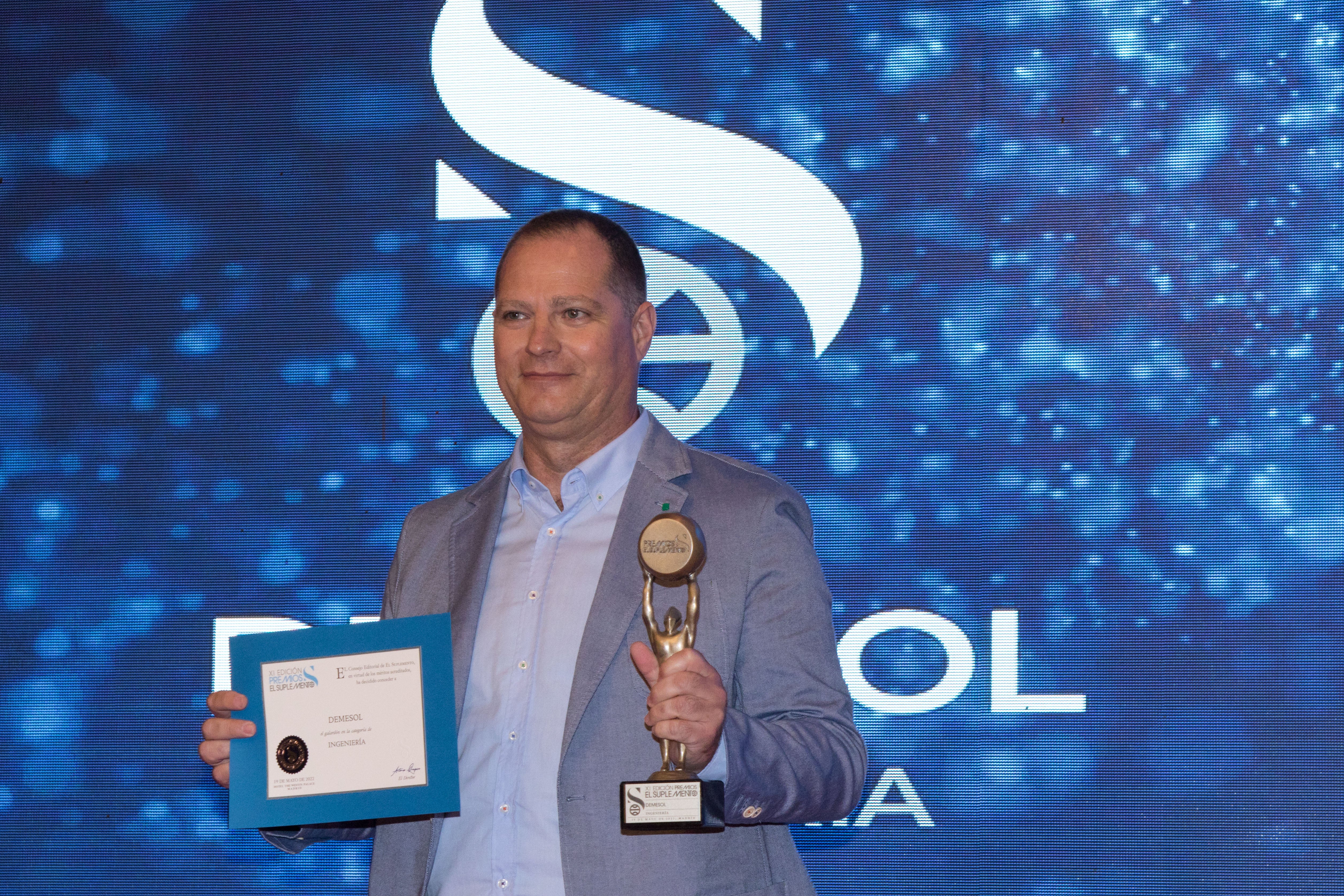 "Es un orgullo para Demesol haber recibido este premio nacional" "Es un orgullo para Demesol haber recibido este premio nacional"