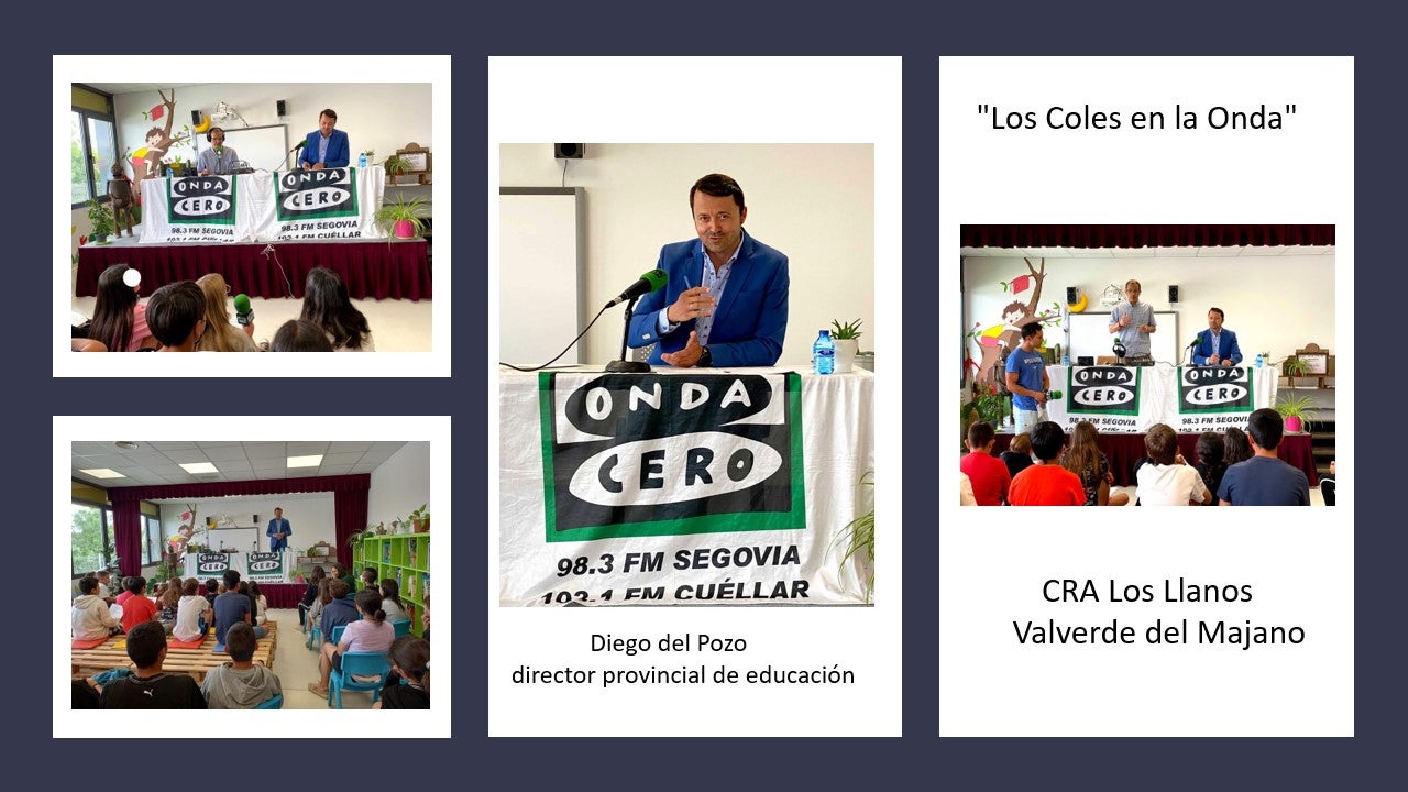 Los Coles en la Onda desde el CRA Los Llanos de Valverde del Majano Los Coles en la Onda desde el CRA Los Llanos de Valverde del Majano
