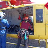  Rescatan a una mujer del Puig Campana en Finestrat tras torcerse un tobillo