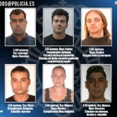 La Policía Nacional ha pedido desde este lunes la colaboración ciudadana para localizar a los diez fugitivos más buscados 