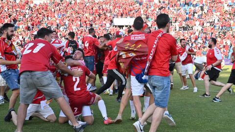 El ascenso del Real Murcia en el estadio Rico Pérez de Alicante