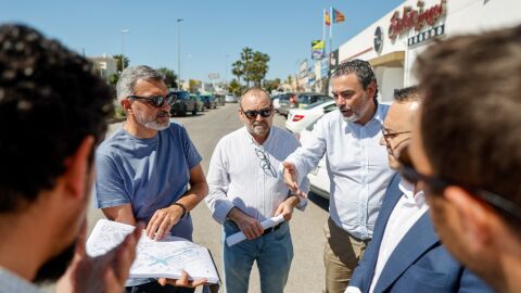 Inicio y visita Obras Conexi&oacute;n Alfaz Fase II