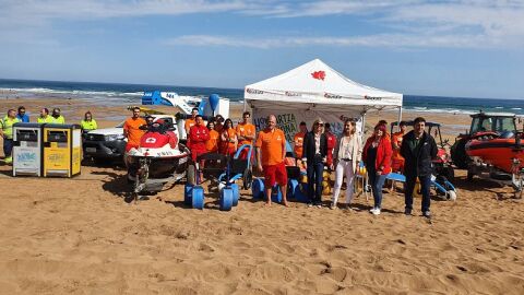 Presentación de la temporada de playas de Bizkaia