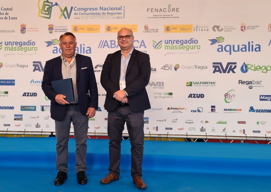 Andreu Verdú y el edil de Aguas de la Vila acuden al Congreso Nacional de Regantes en León Andreu Verdú y el edil de Aguas de la Vila acuden al Congreso Nacional de Regantes en León