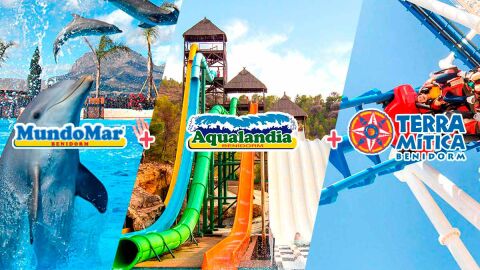 Reabren los parques Aqualandia y Terra M&iacute;tica Benidorm.