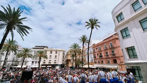 Una de las fiestas celebradas este fin de semana en Cádiz