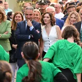 Bendodo, Díaz Ayuso y Landaluce Bendodo, Díaz Ayuso y Landaluce