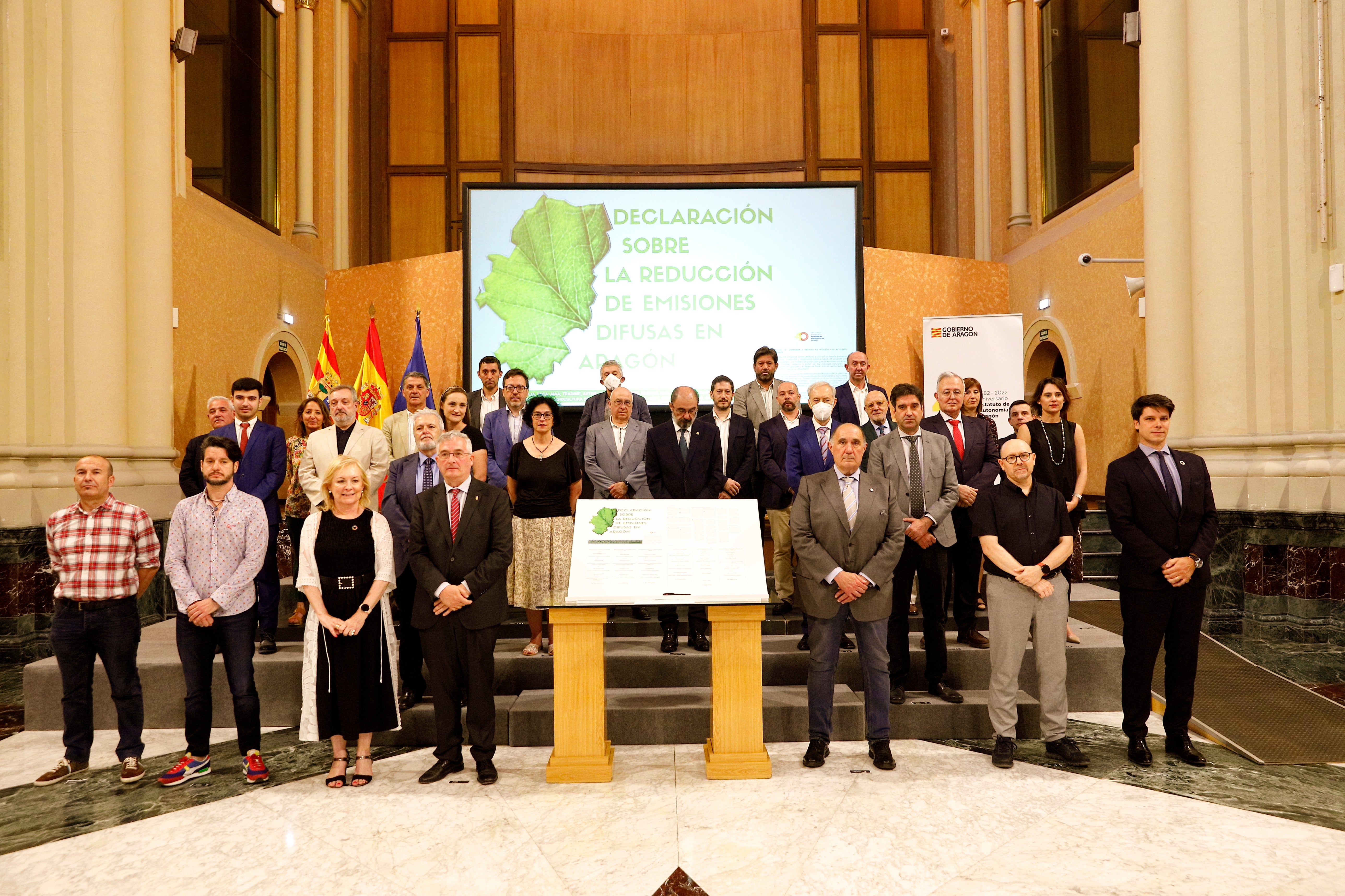 Aragón avanza en su compromiso para reducir las emisiones difusas Aragón avanza en su compromiso para reducir las emisiones difusas