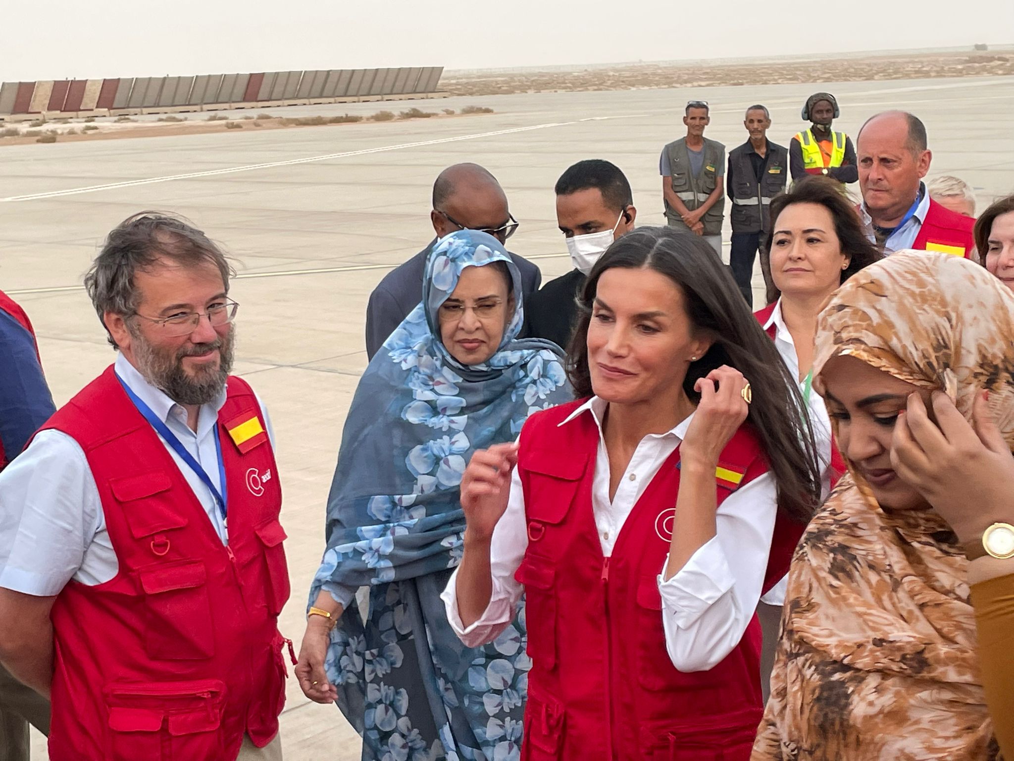La reina Letizia llega a Mauritania en su viaje de cooperación La reina Letizia llega a Mauritania en su viaje de cooperación