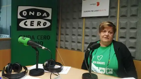 M ª Jesús Díaz, coordinadora Alcer Lugo onda cero
