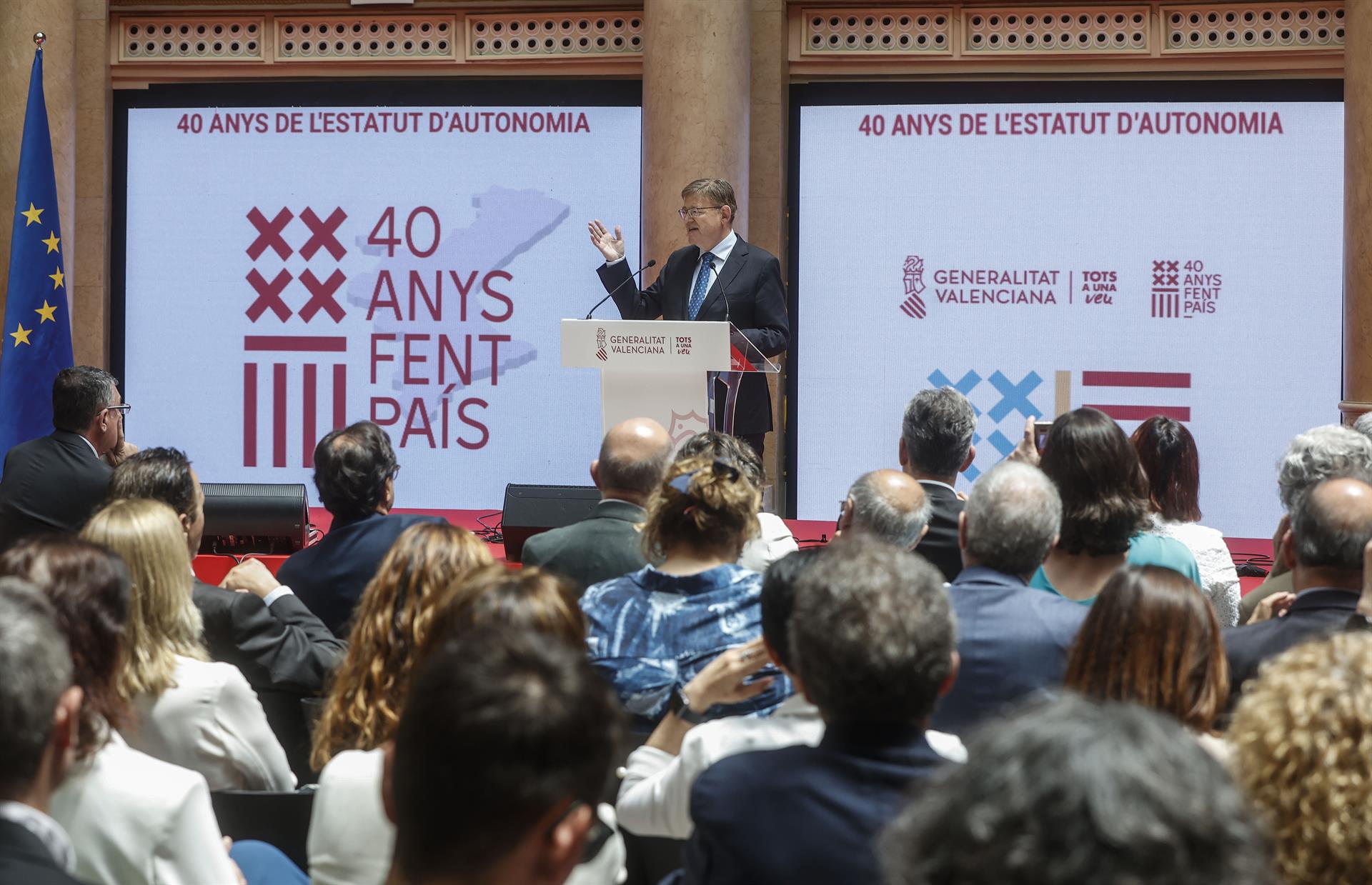 Puig reivindica el espíritu "centralista" del Estatut y Lerma reconoce lo "complicada" que fue su aprobación Puig reivindica el espíritu "centralista" del Estatut y Lerma reconoce lo "complicada" que fue su aprobación